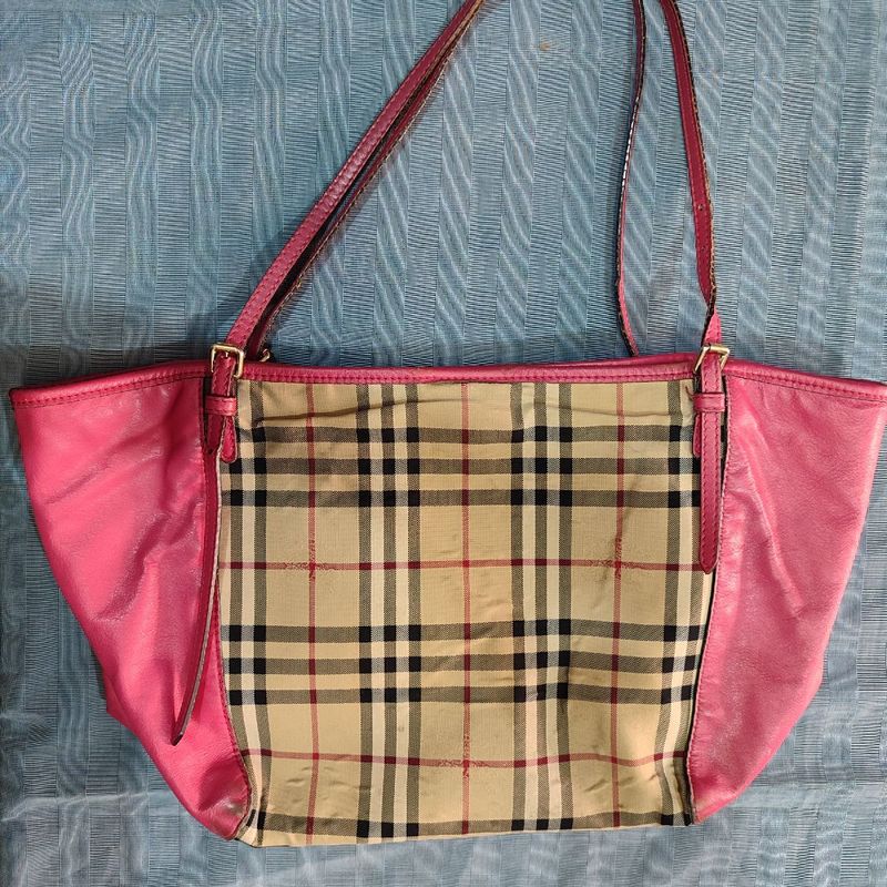 Burberry bolsa outlet rosa