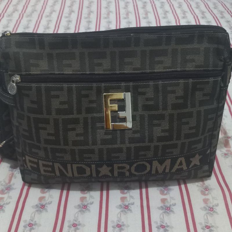 Bolsa Fendi Original Bolsa Masculina Fendi Roma Usado 87005402