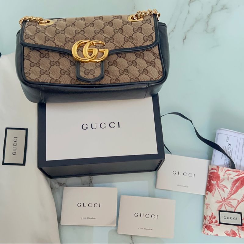 Bolsa Gucci Hajah G na marktub import