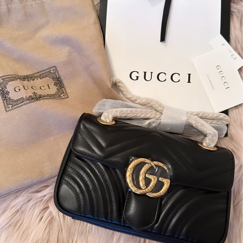 Bolsa Gucci Marmont Original Nova | Bolsa de Ombro Feminina Gucci Nunca  Usado 84090420 | enjoei