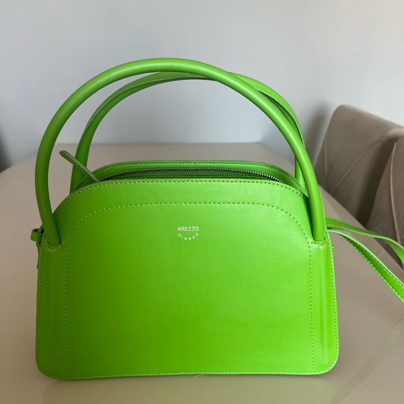 Bolsa Giorno Verde Arezzo Bolsa de m o Feminina Arezzo Usado