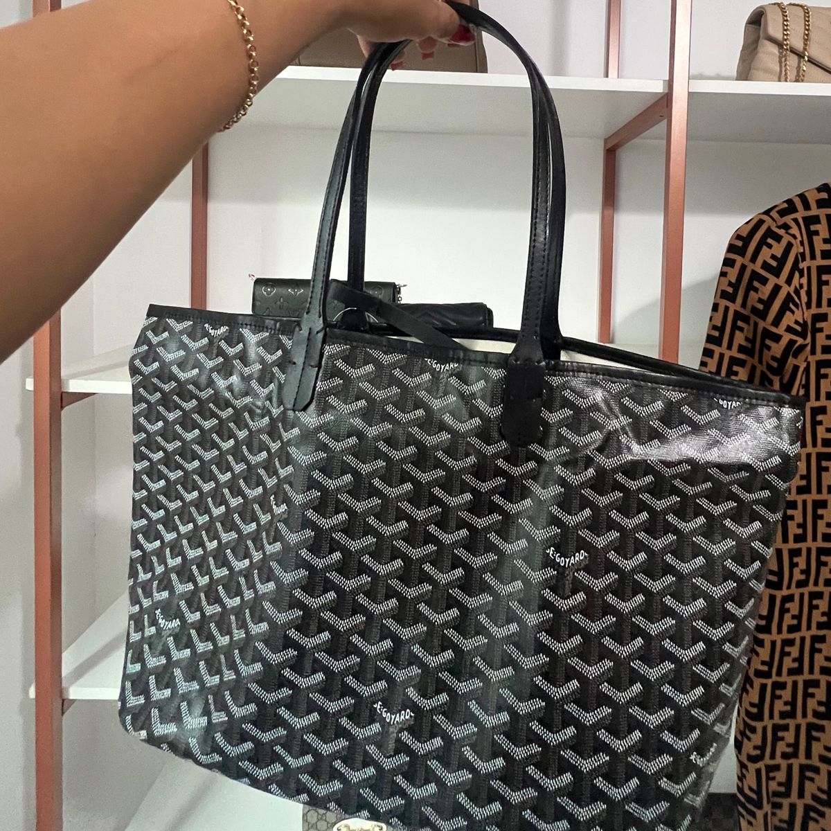 Bolsa Goyard, Bolsa de Ombro Feminina Goyard Usado 88191668