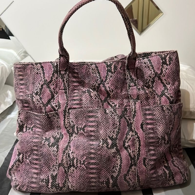 Bolsa Grande Rosa Bcbgmaxazria Bolsa de m o Feminina Bcbgmaxazria Nunca Usado 84097303 enjoei