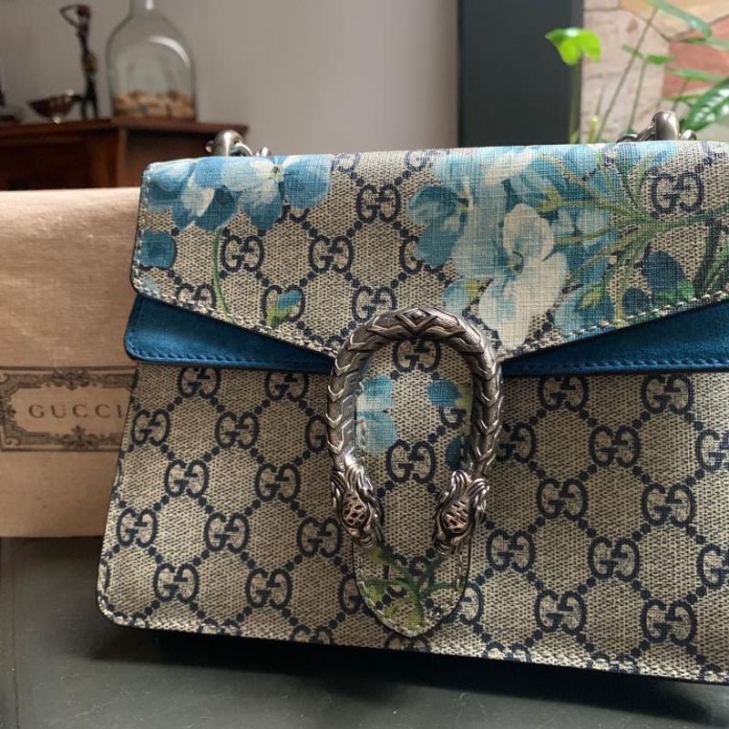 Bolsa gucci online azul