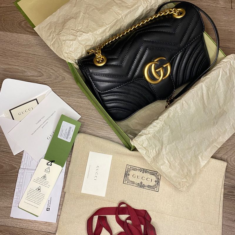 Bolsa Gucci Marmont Original Nova | Bolsa de Ombro Feminina Gucci Nunca  Usado 84090420 | enjoei