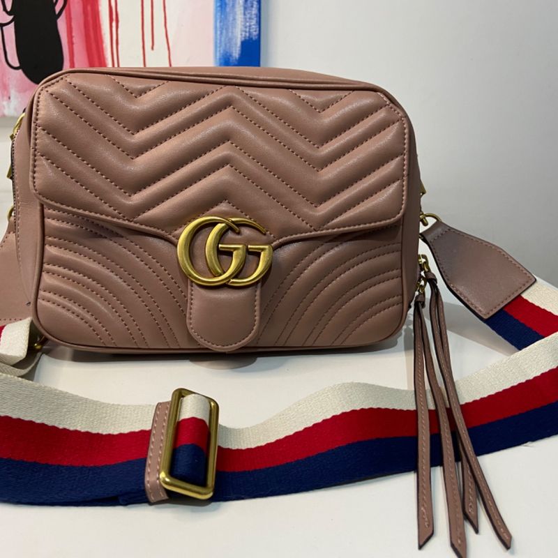 Bolsa Gucci Marmont Canvas - Small, Bolsa de Ombro Feminina Gucci Usado  84222905