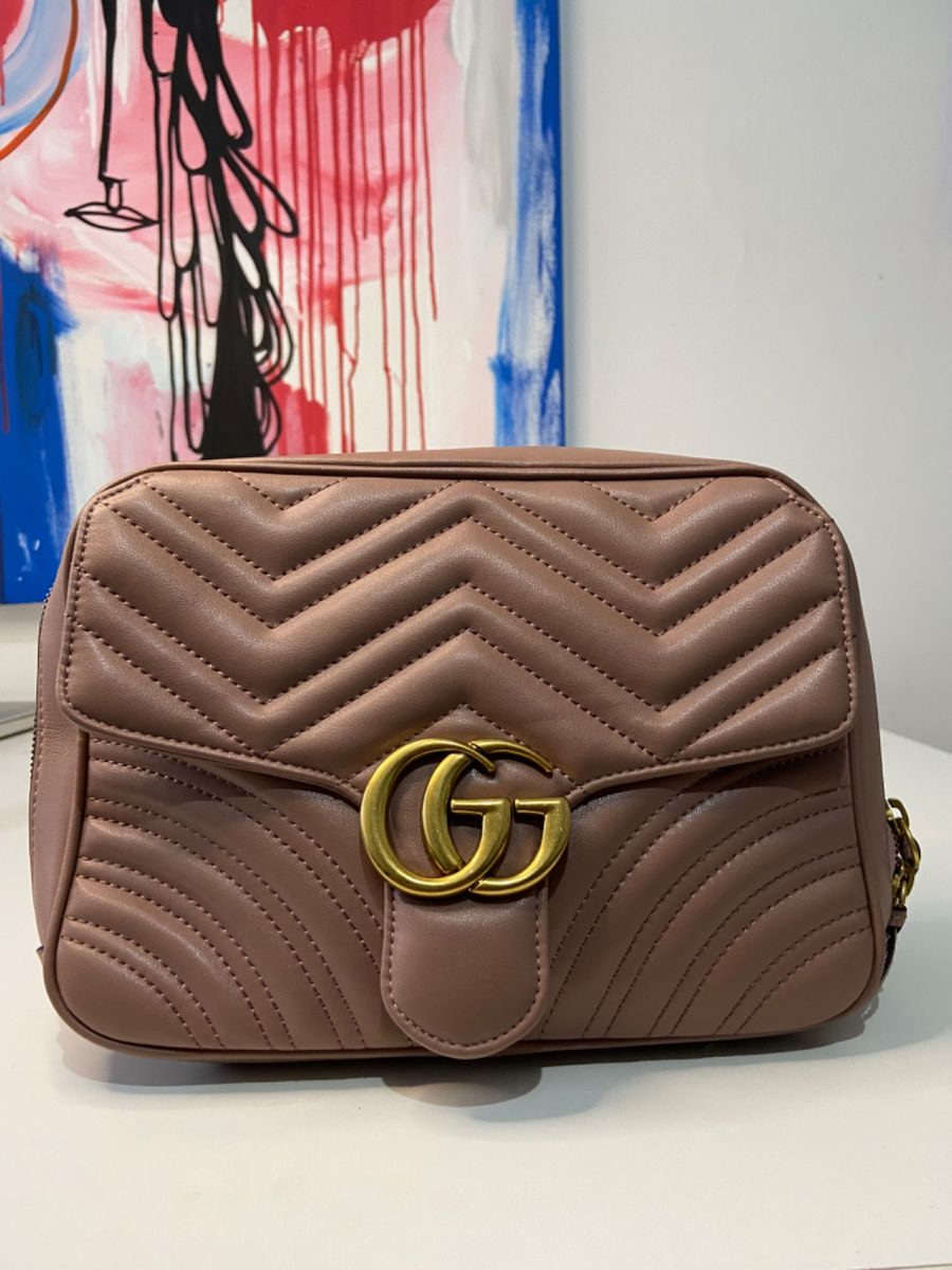 Bolsa Gucci Marmont Canvas - Small, Bolsa de Ombro Feminina Gucci Usado  84222905