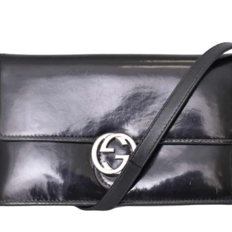 Bolsa Gucci Interlocking Preta, Original | Bolsa de Ombro Feminina Gucci  Usado 89903759 | enjoei