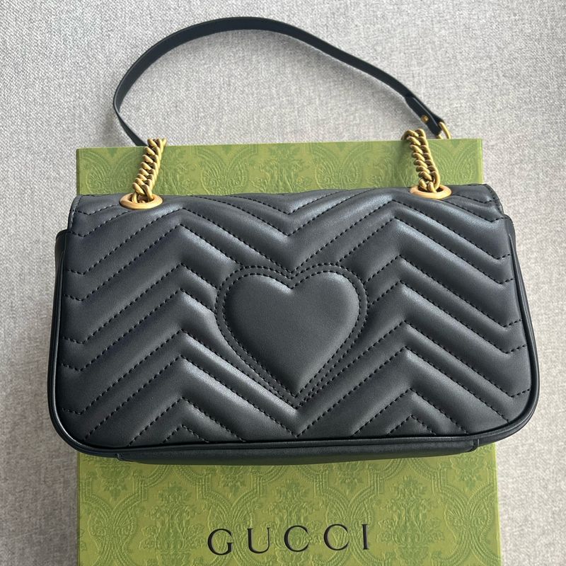 Bolsa Gucci Interlocking Preta, Original | Bolsa de Ombro Feminina Gucci  Usado 89903759 | enjoei