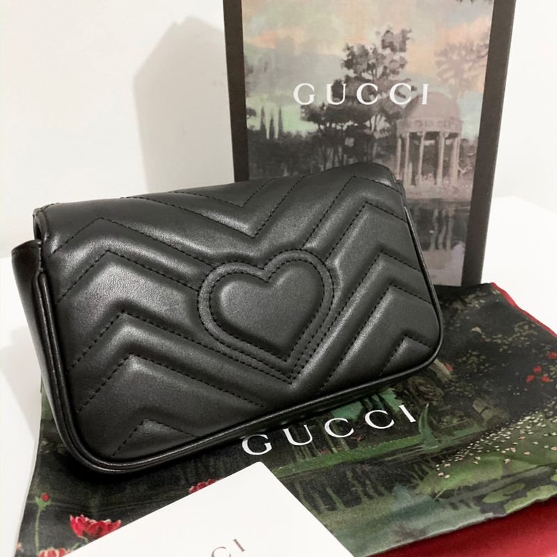 Bolsa Gucci Marmont Canvas - Small, Bolsa de Ombro Feminina Gucci Usado  84222905