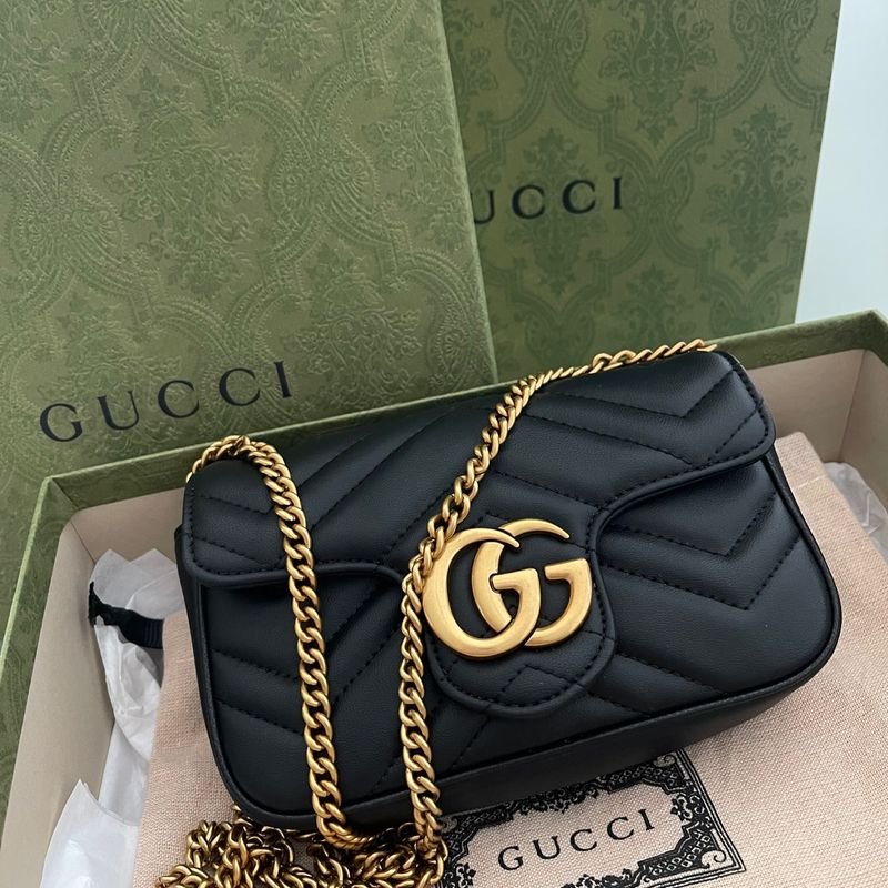 Bolsa Gucci Marmont Canvas - Small, Bolsa de Ombro Feminina Gucci Usado  84222905