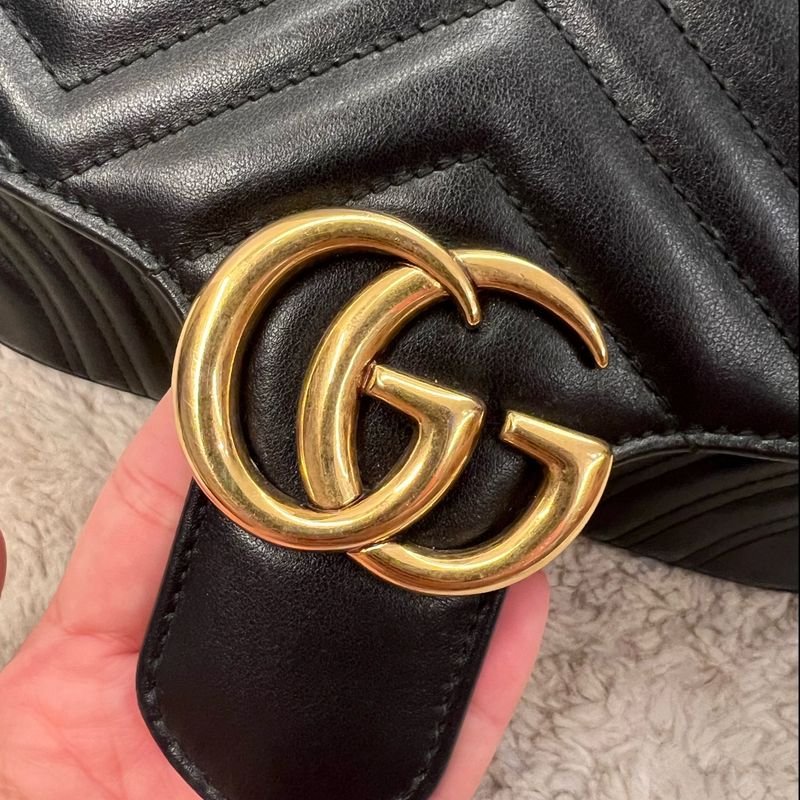 Bolsa Gucci Interlocking Preta, Original | Bolsa de Ombro Feminina Gucci  Usado 89903759 | enjoei