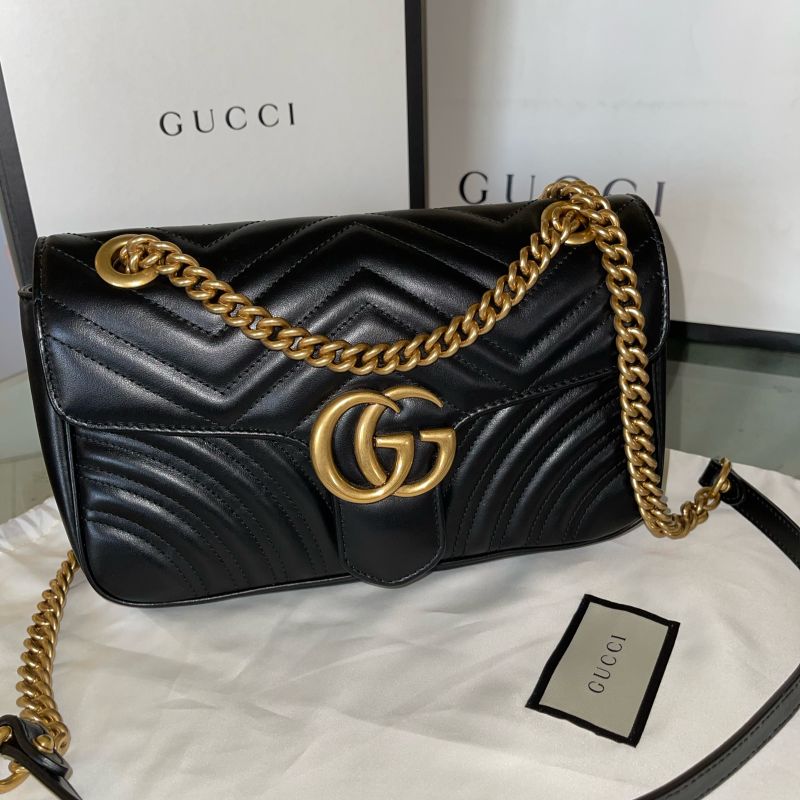 Bolsa Gucci Original Soho Preta Feminina