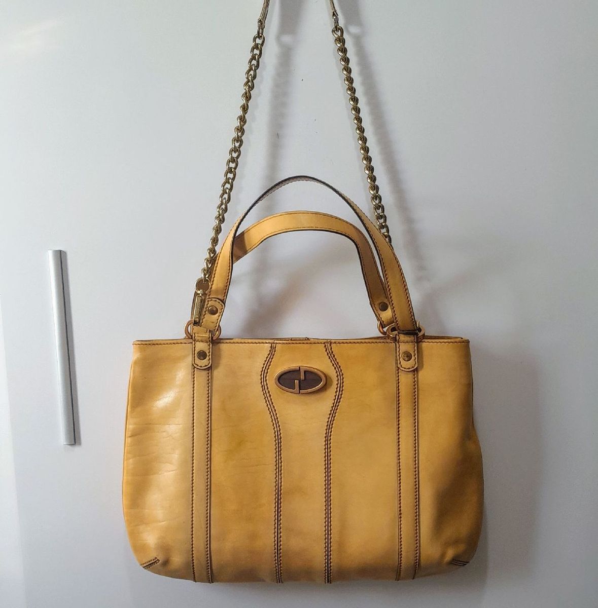 Bolsa Gucci Rara Original Anos 70 Couro Legítimo, Colecionador | Clutch ...