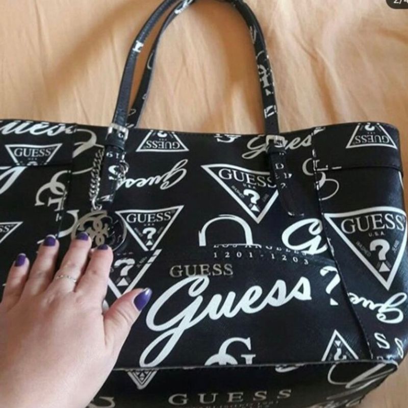 Bolsa Guess Original Grande | Bolsa de Ombro Feminina Guess Usado 90857372  | enjoei