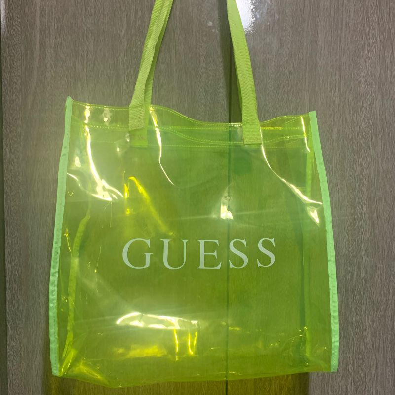 Bolsa Guess Plastico Transparente Bolsa de Ombro Feminina Guess Usado 45373810 enjoei