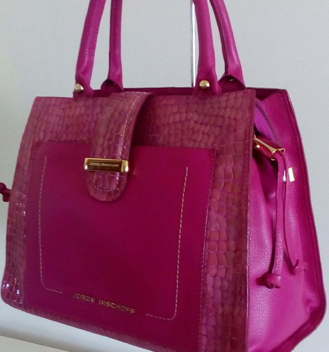 bolsa rosa jorge bischoff