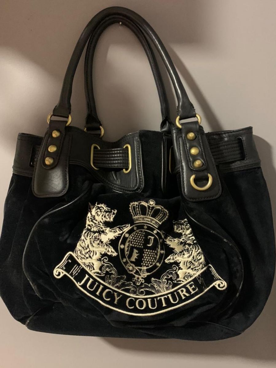 Desempleados refugiados Noticias de última hora Bolsa Juicy Couture Preta | Bolsa de mão Feminina Juicy-Couture Usado  44083048 | enjoei