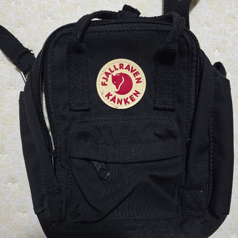 Bolsa Kanken Mini Preta Clutch Feminina Fjallraven Kanken Usado 131101287  enjoei - Main Image