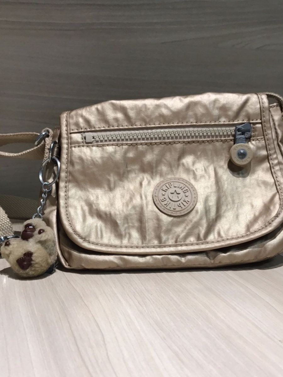 Bolsa Kipling Dourada | Bolsa de mão Feminina Kipling Usado 21623085 ...