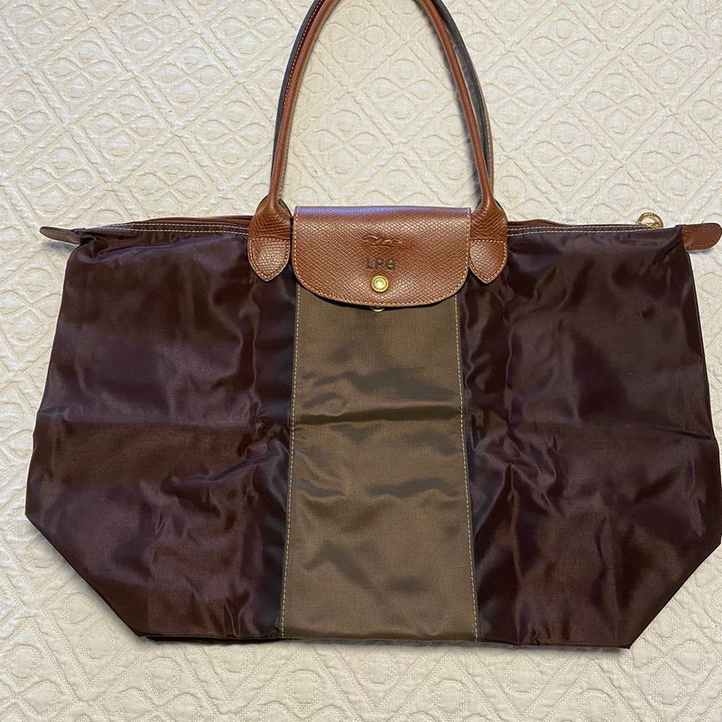 Bolsa Longchamp Grande Perfeita para Viajar Cabe Muita Coisa