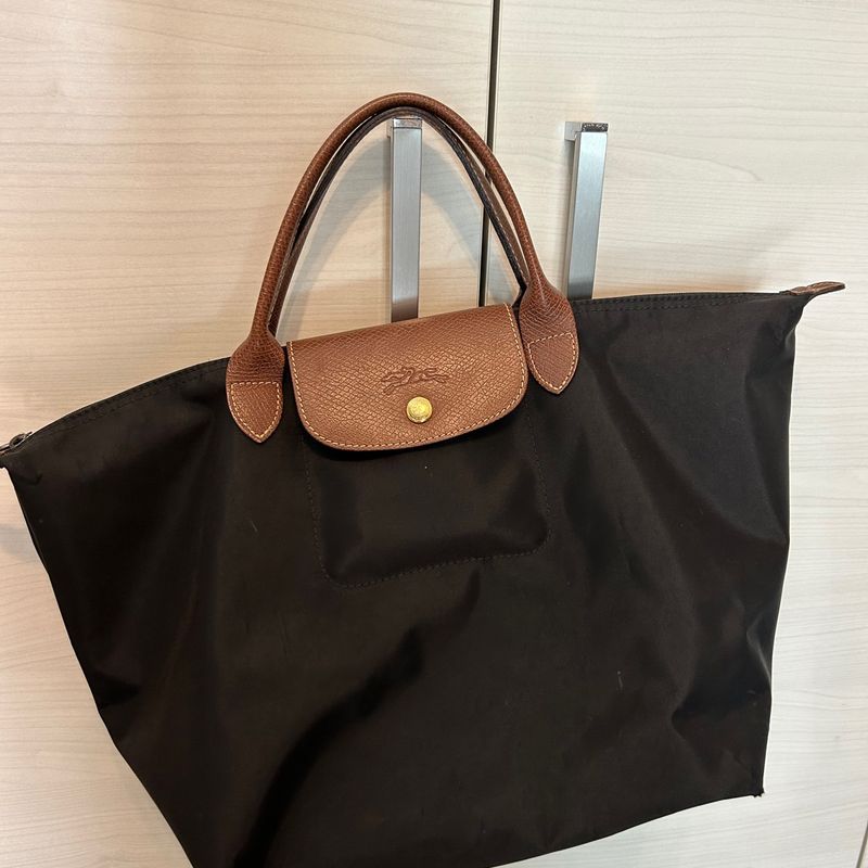 Bolsa Longchamp Preta Original Bolsa de m o Feminina Longchamp