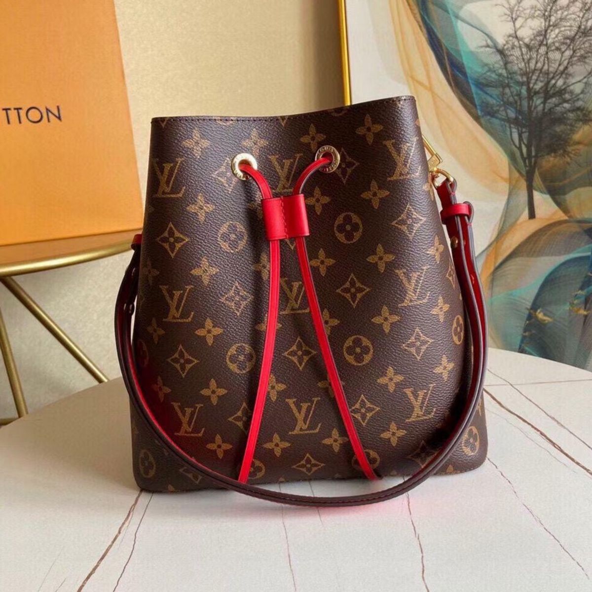 Bolsa Saco Neo Louis Vuitton, Bolsa de Ombro Feminina Nunca Usado 56789030