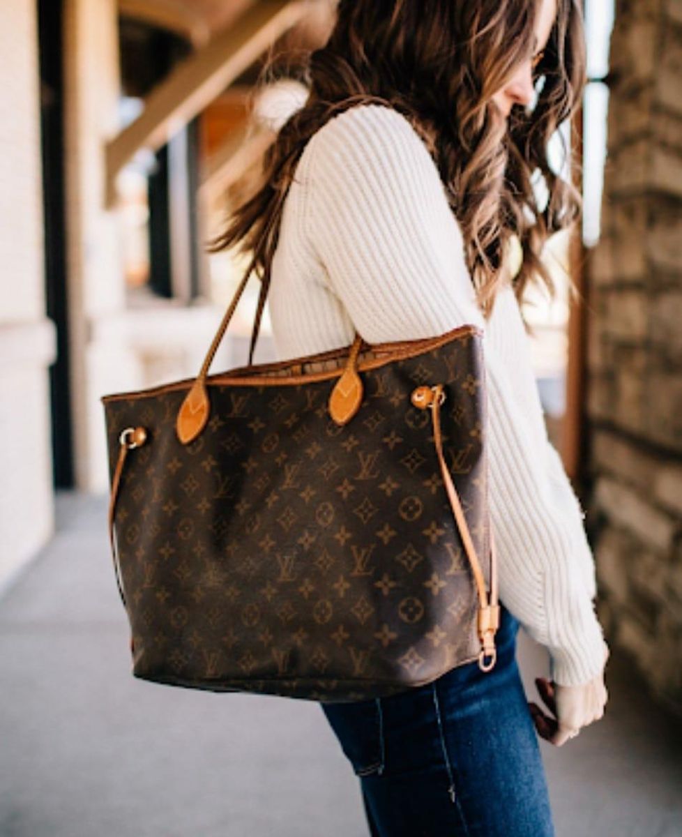 Bolsa Louis Vuitton Neverfull Original Usada | Bolsa de Ombro Feminina  Louis Vuitton Usado 42951280 | enjoei