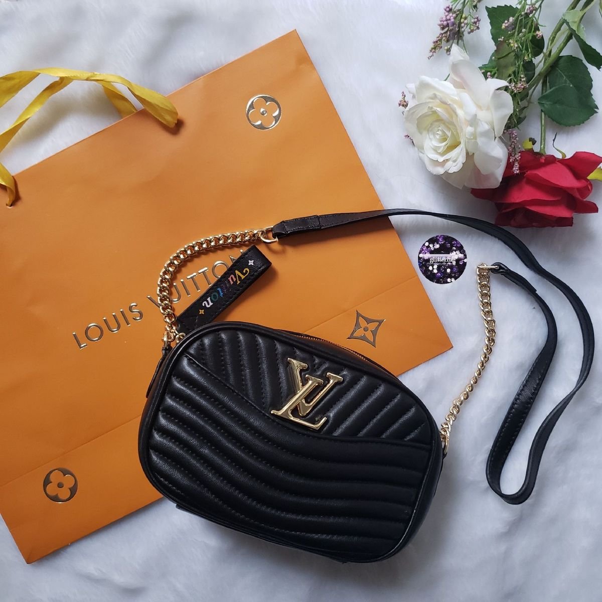 Bolsa Louis Vuitton Preta Bolsa De Ombro Feminina Louis Vuitton Inspired Novo Enjoei