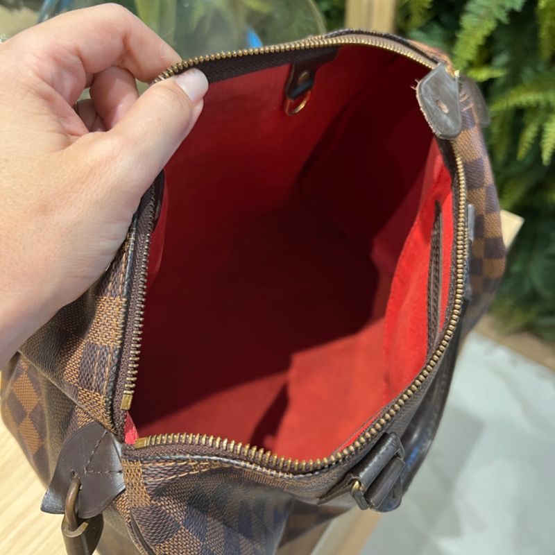 Bolsa Louis Vuitton Speedy 35 Damier Ebene - Inffino