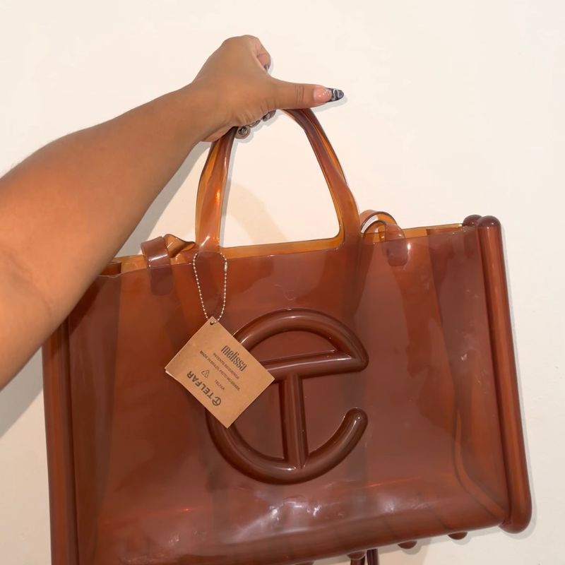 Bolsa Grande Melissa X Telfar | Melissa Nunca Usado 96567726 | enjoei