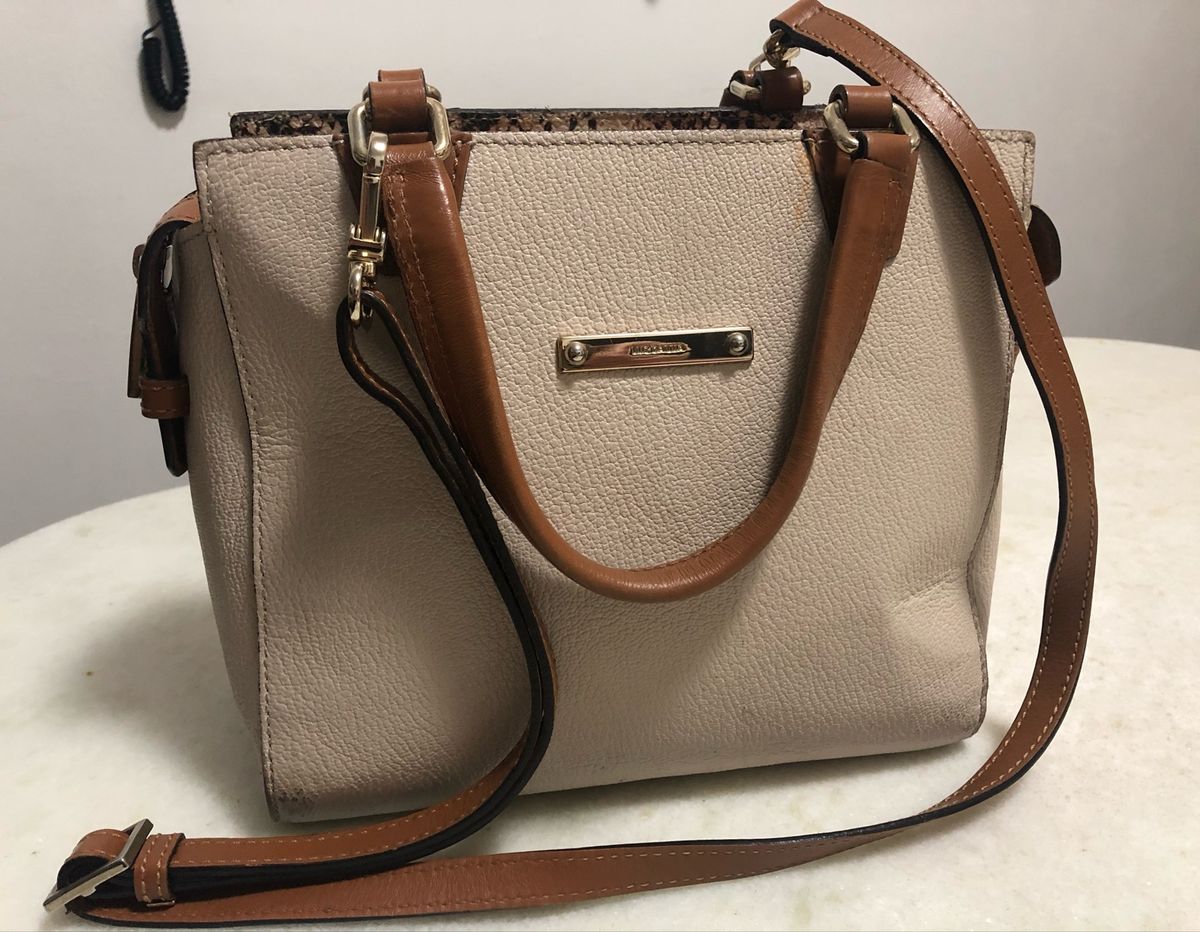 bolsa luz da lua bege