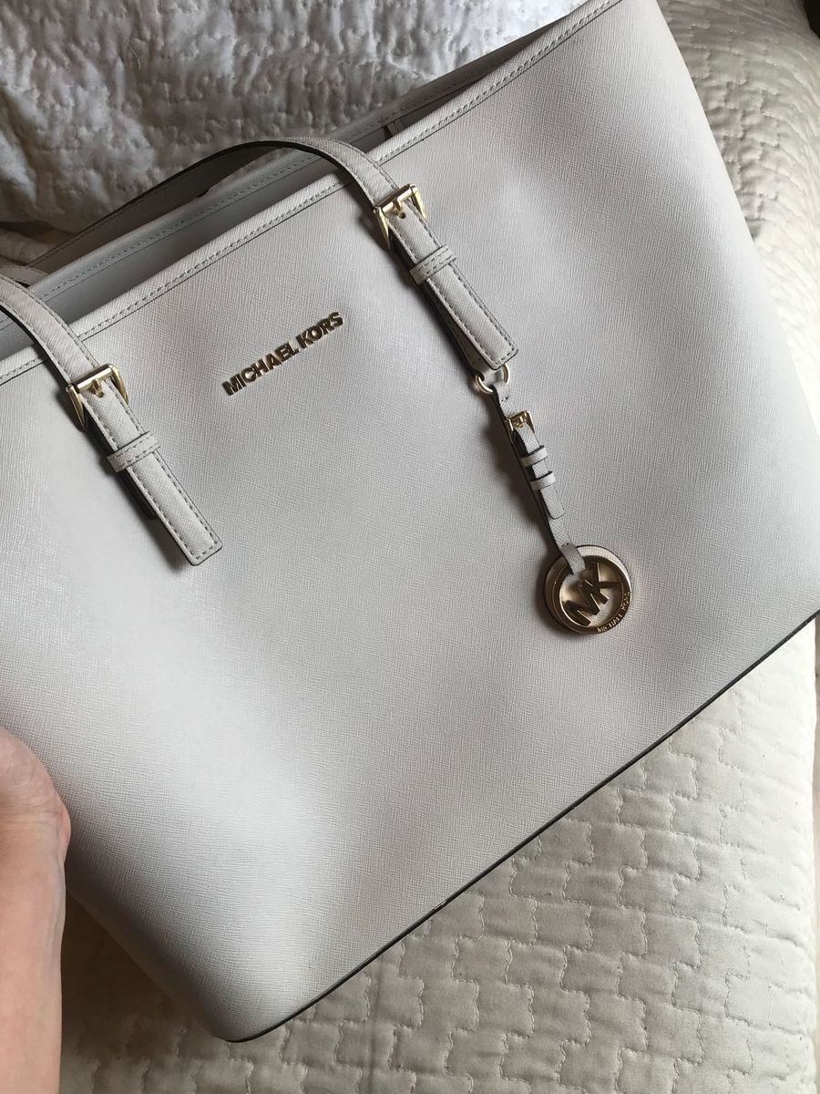 bolsa michael kors preta e branca