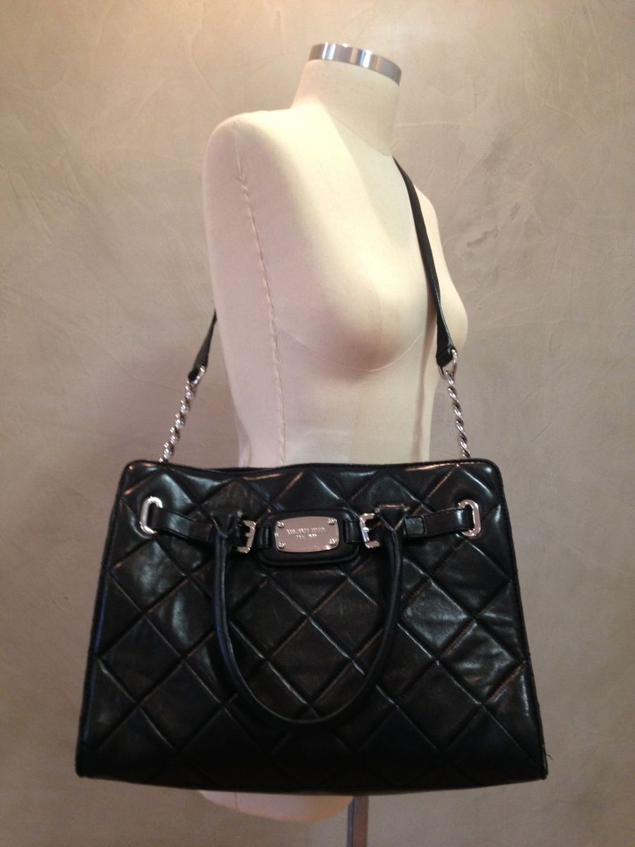 Bag Sac A Main Michael Kors MatelassÃ© Sac Noir MatelassÃ