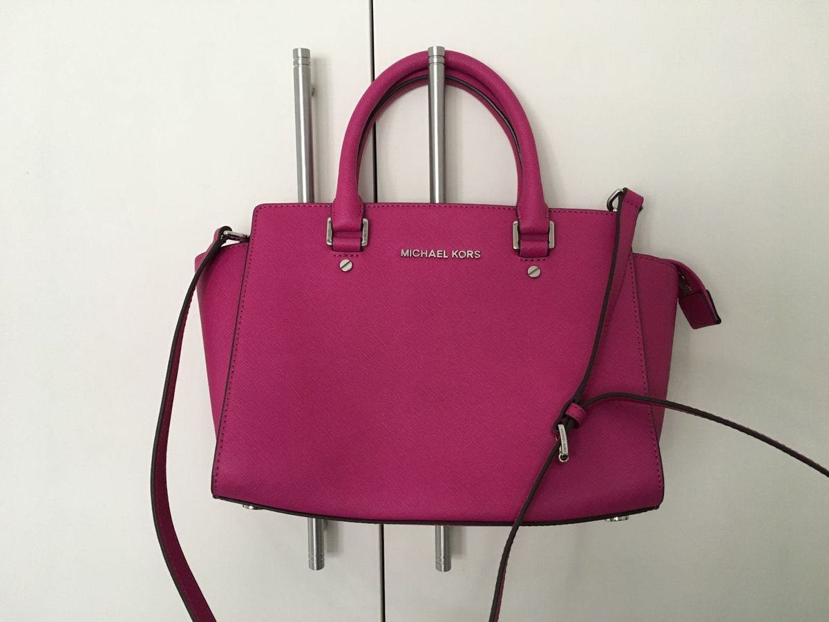 bolsa michael kors rosa bebe