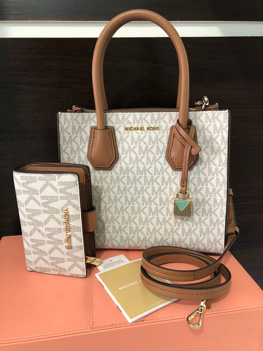 Bolsa Michael Kors Mercer Carteira Feminina Michael Kors Nunca Usado 30246223 enjoei