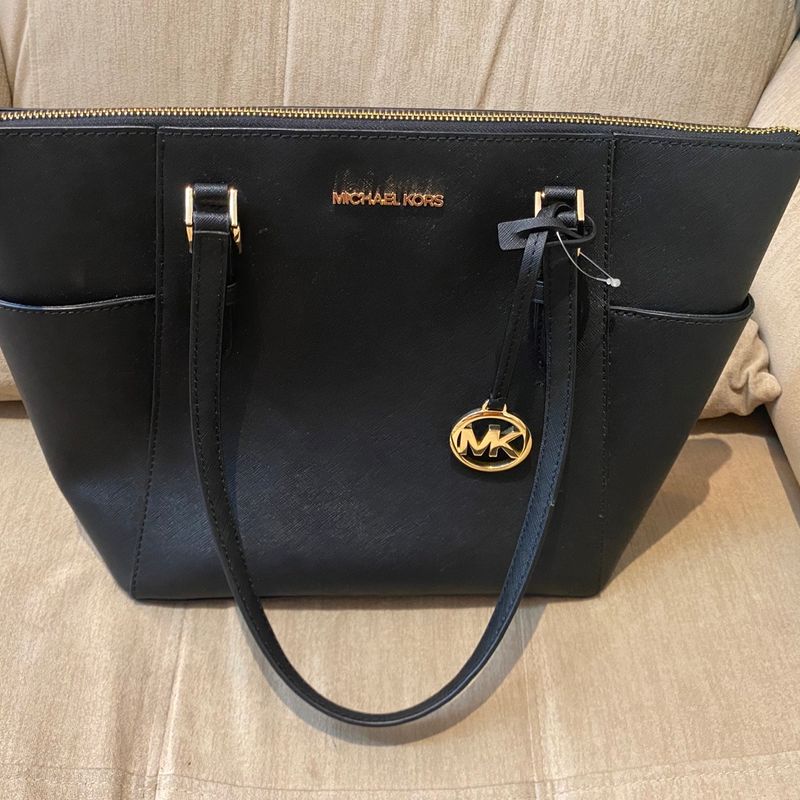 Bolsa mk hot sale replica perfeita