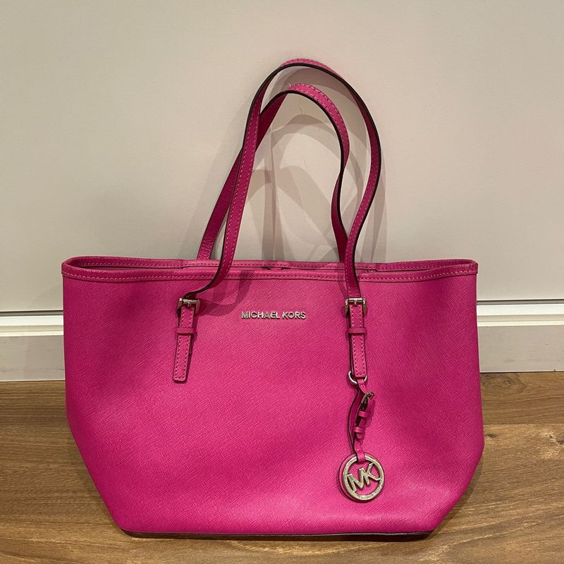 Bolsa michael kors discount rosa