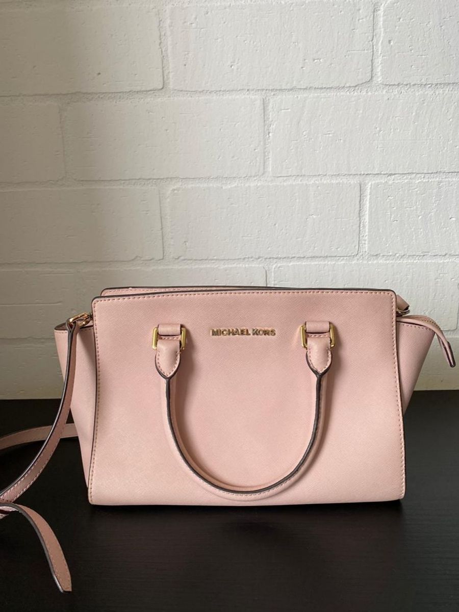 bolsa michael kors rosa bebe