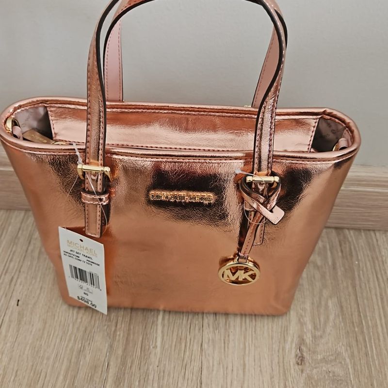 Bolsa michael discount kors rose gold