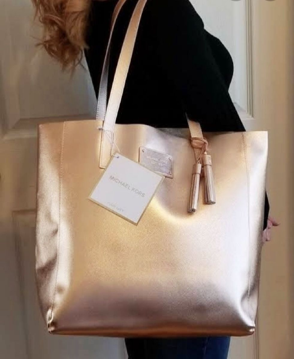 bolsa michael kors rose gold