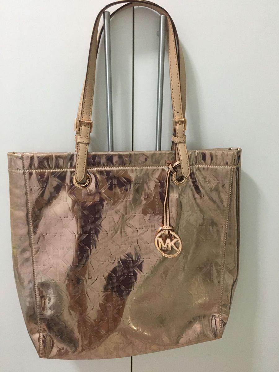 bolsa michael kors rose gold