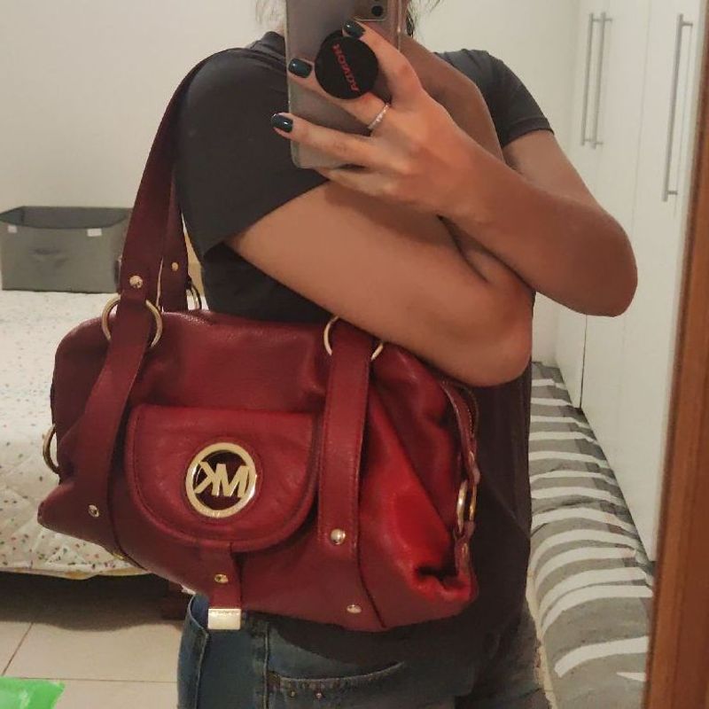 Bolsa best sale mk vermelha