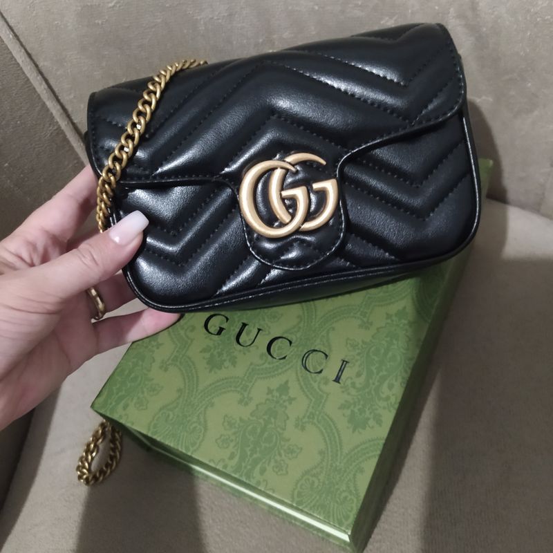 Bolsa Gucci Marmont Canvas - Small, Bolsa de Ombro Feminina Gucci Usado  84222905