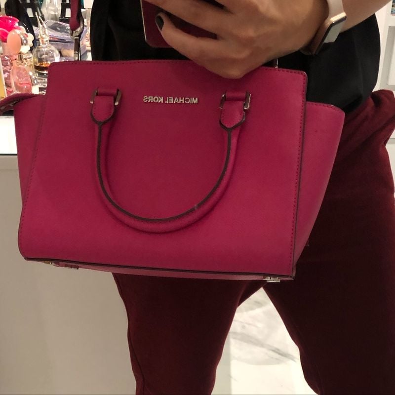 Bolsa sales mk rosa