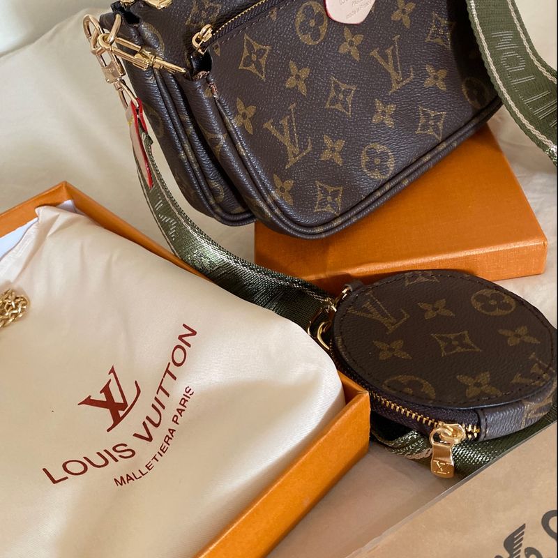 Multi Pochette / Louis Vuitton - Alça Vermelha | Clutch Feminina Louis  Vuitton Nunca Usado 38749491 | enjoei