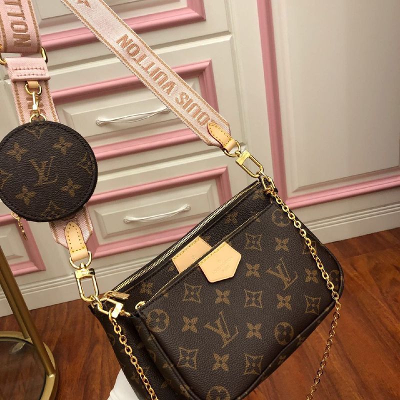 Bolsa Multi Pochette Lv Bolsa de Ombro Feminina Louis Vuitton Nunca Usado 92138708 enjoei