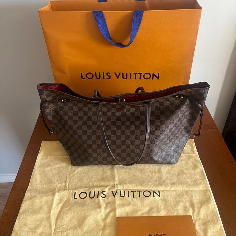 Bolsa Louis Vuitton Neverfull Original Usada | Bolsa de Ombro Feminina  Louis Vuitton Usado 42951280 | enjoei