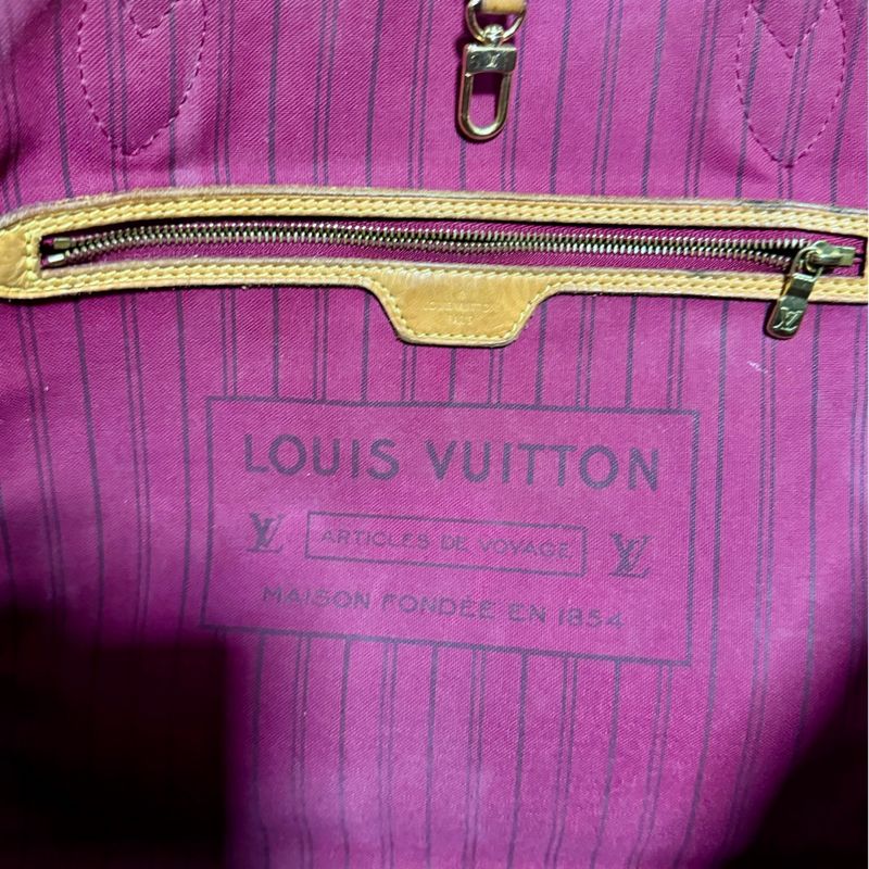 Bolsa Louis Vuitton Original Neverfull GM Damier Ébène Feminina