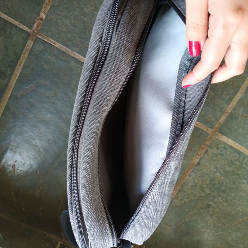 Bolsa de Ombro Masculina Bag Moda Zíper 3 Bolsos Importada